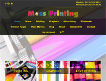 Tablet Screenshot of mossprinting.com